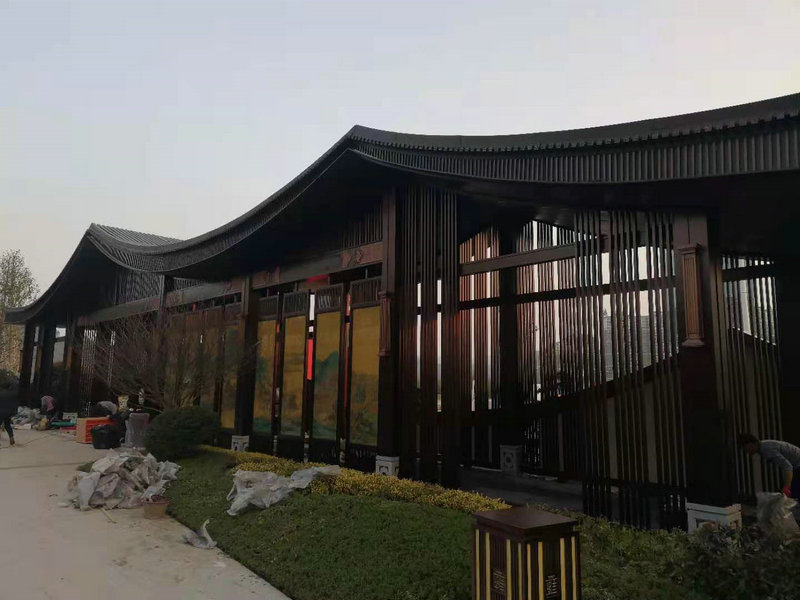成都鋁單板工程展示區