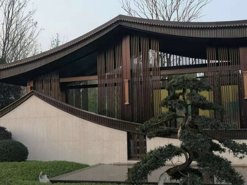成都鋁單板鋼結構工程展示區