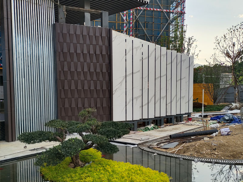 四川鋁單板工程展示區